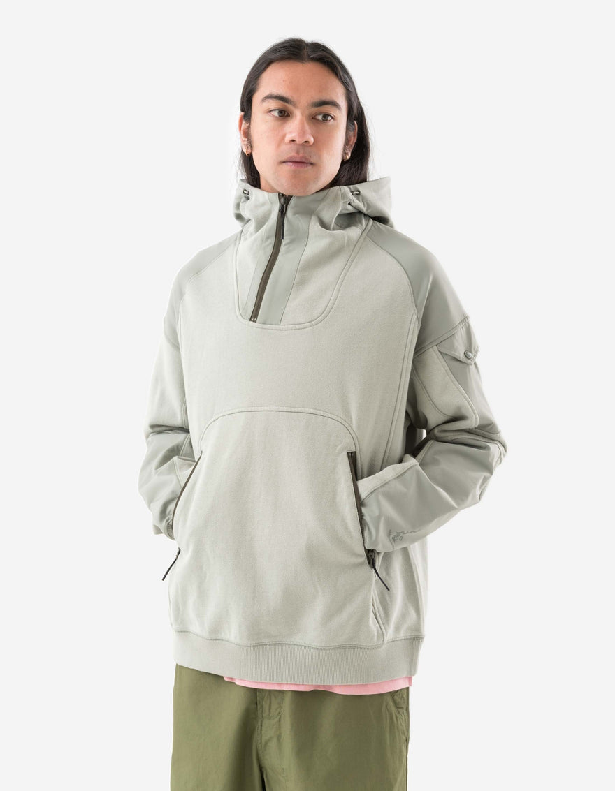 6044 Organic Articulated Hoody Sage