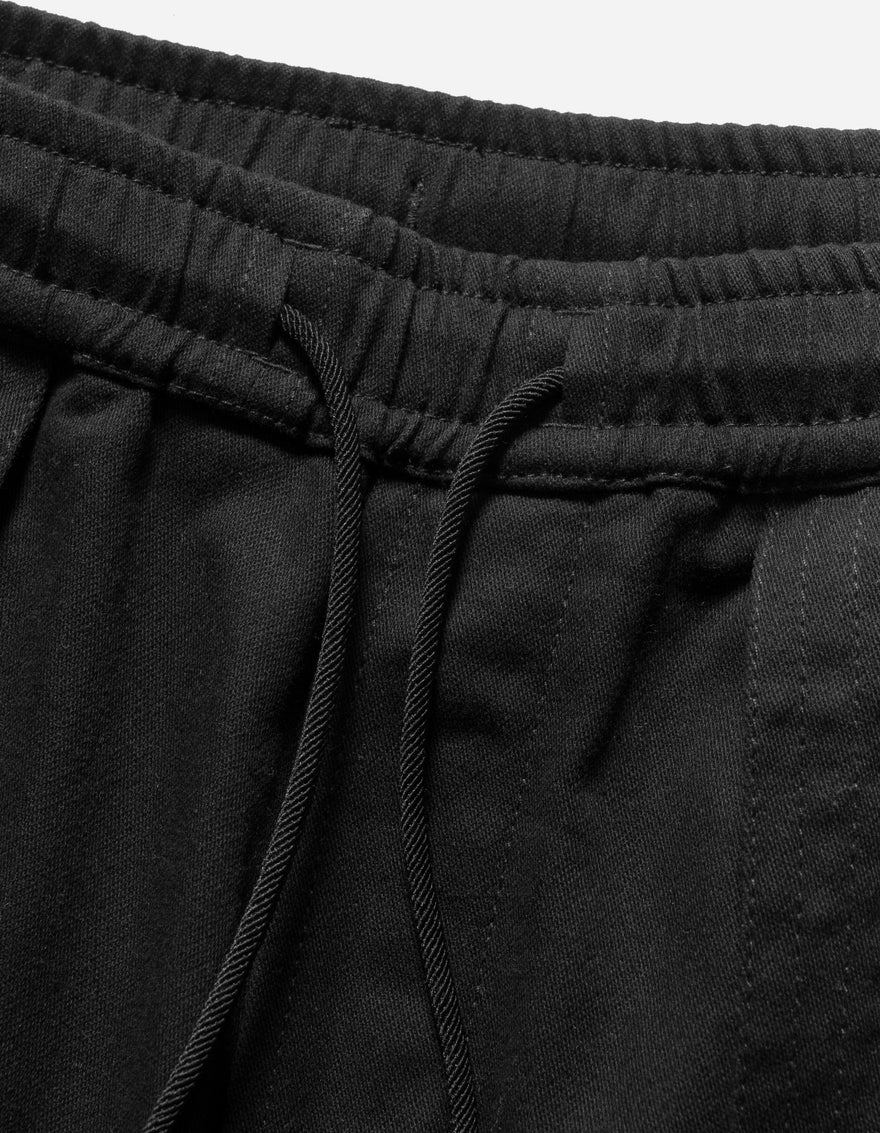 6052 M42 Hakama Cropped Track Pants Black