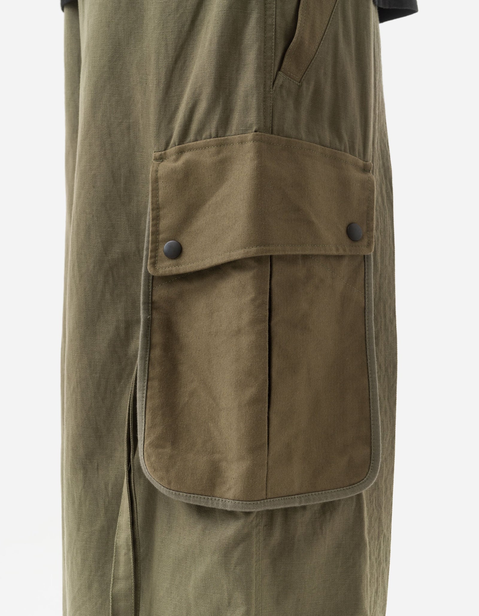 6052 M42 Hakama Cropped Track Pants Olive