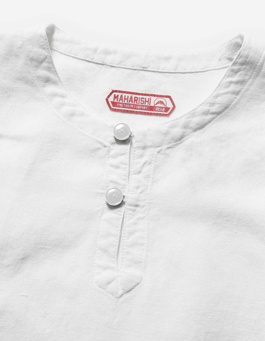 6053 Maharishi Kurta Shirt White