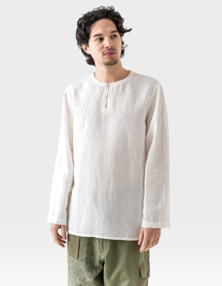 6053 Maharishi Kurta Shirt White