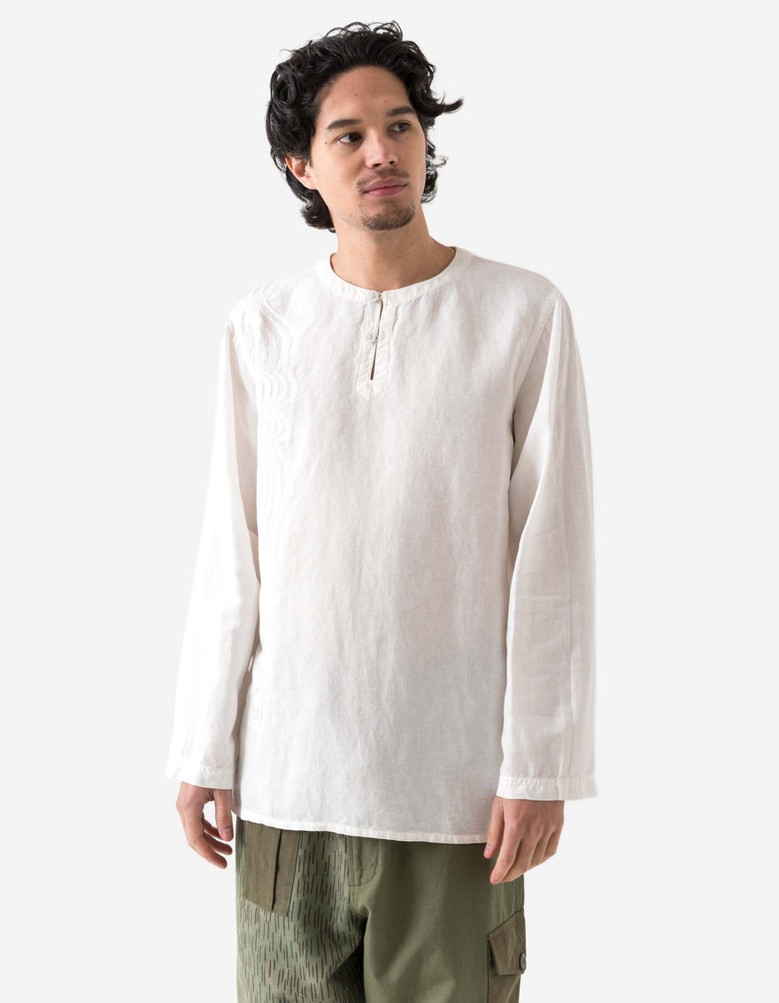 6053 Maharishi Kurta Shirt White