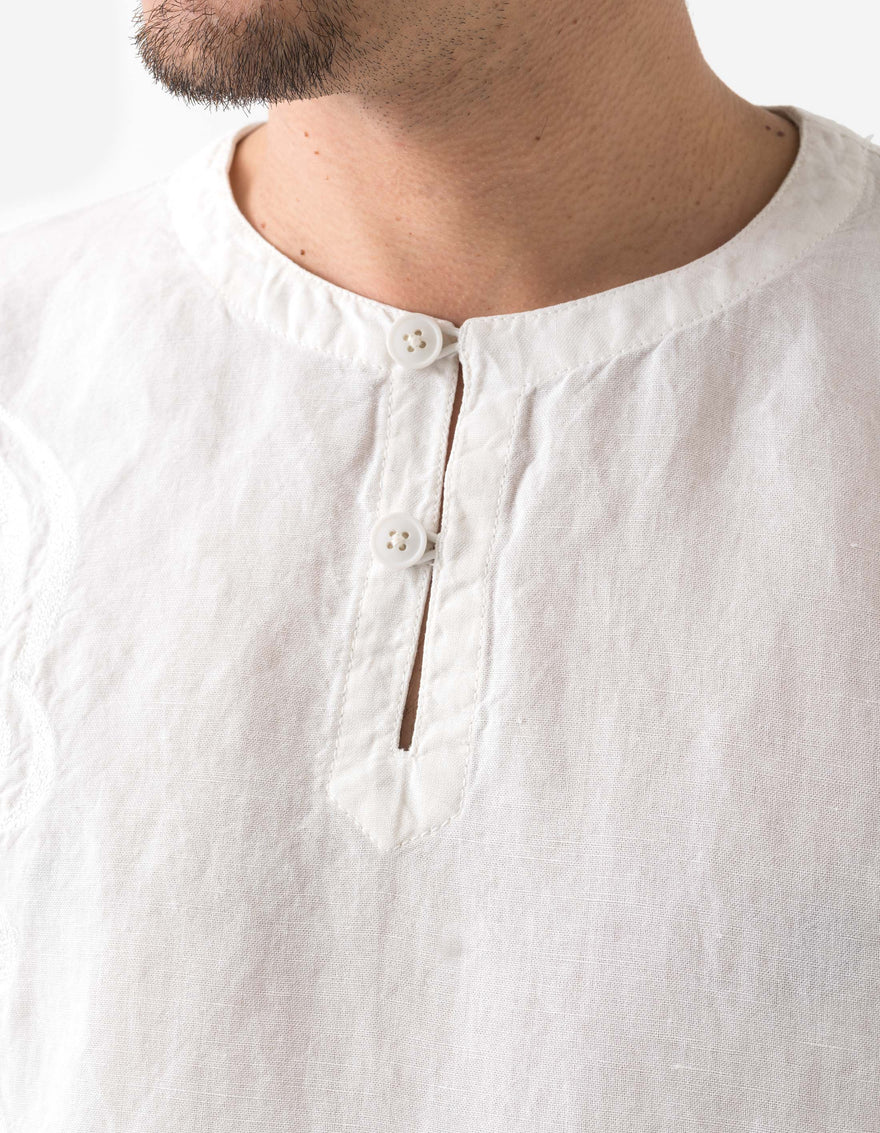 6053 Maharishi Kurta Shirt White