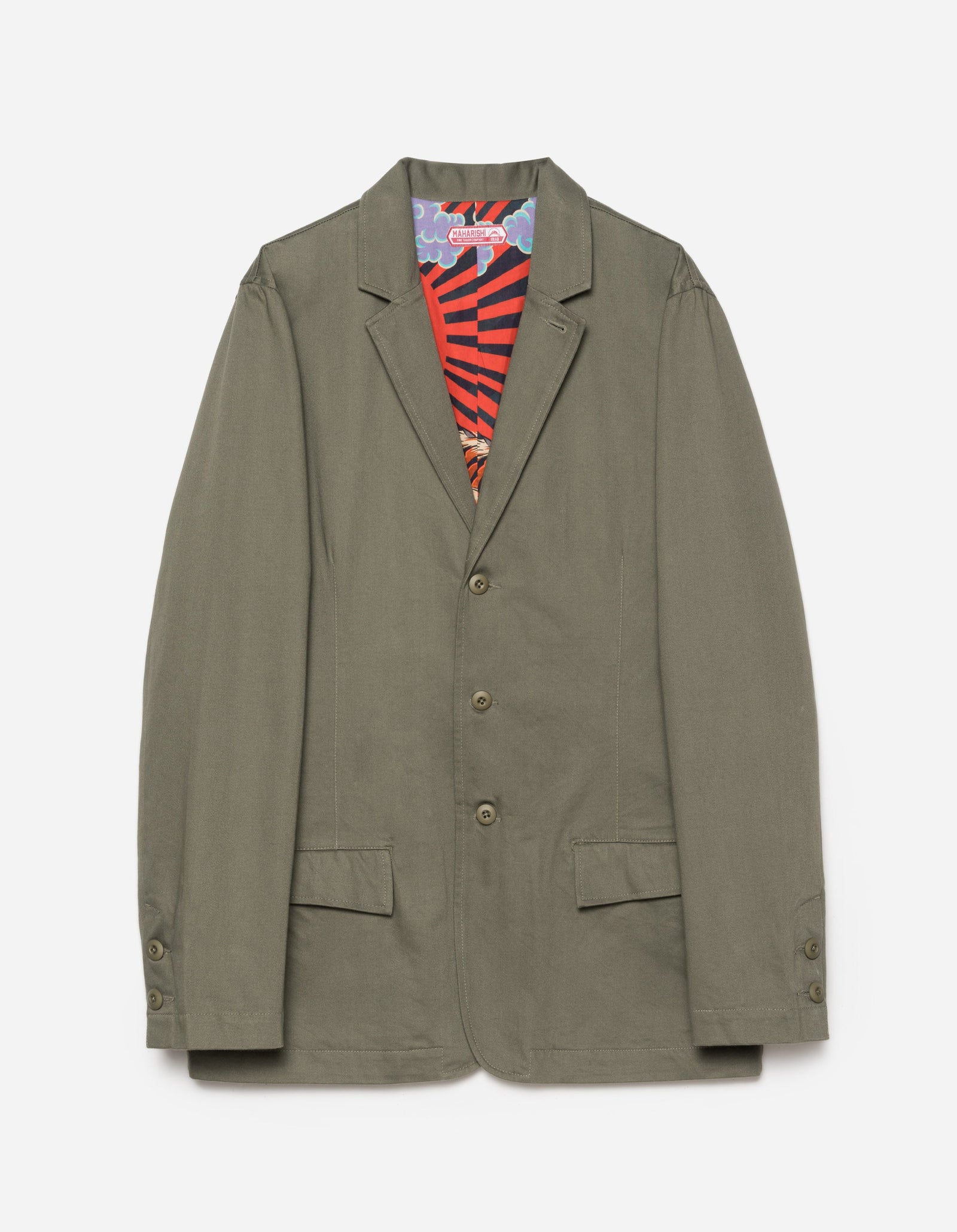 6054 Maharishi Utility Blazer Olive