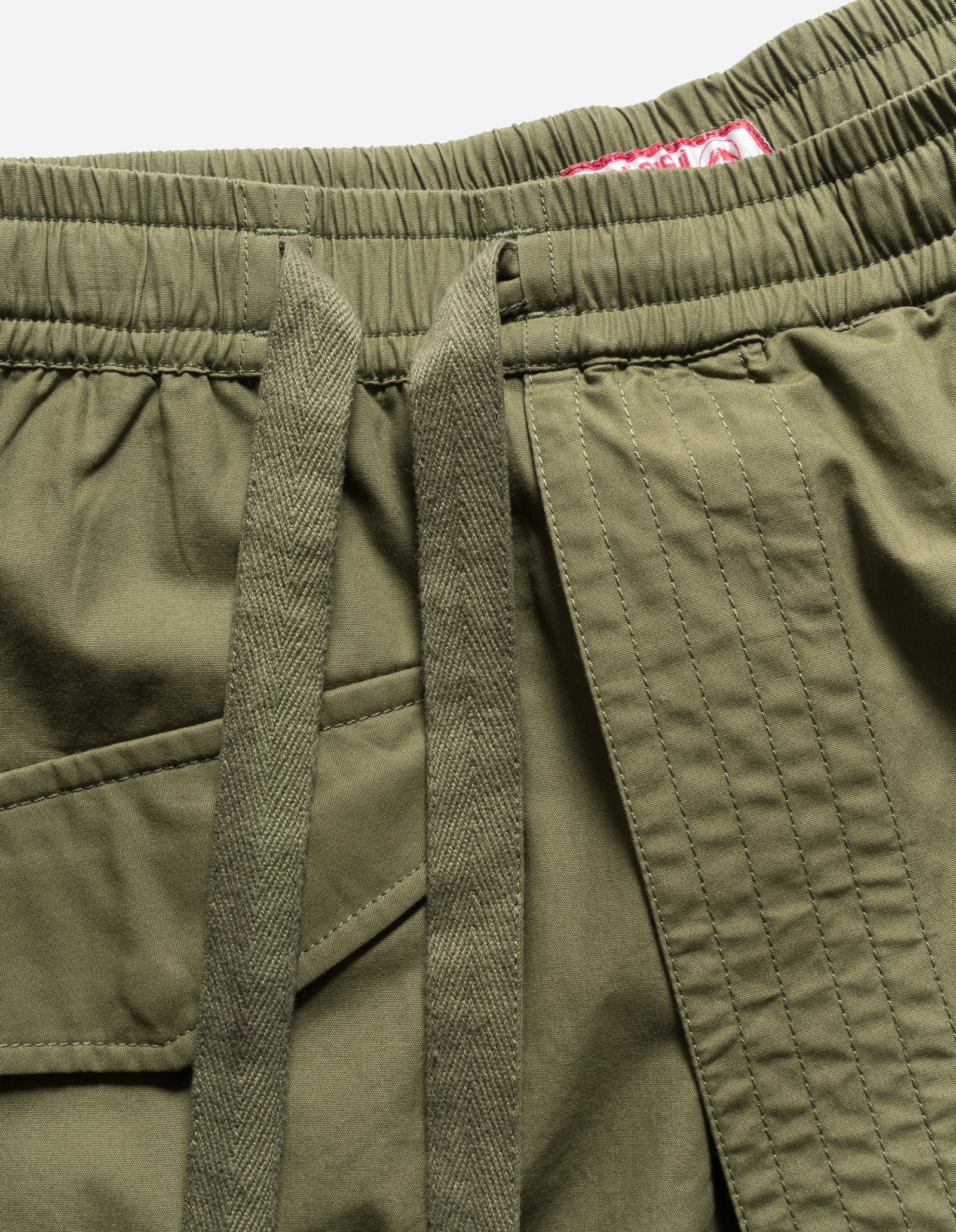 6056 Asym Hakama Shorts Olive OG-107F