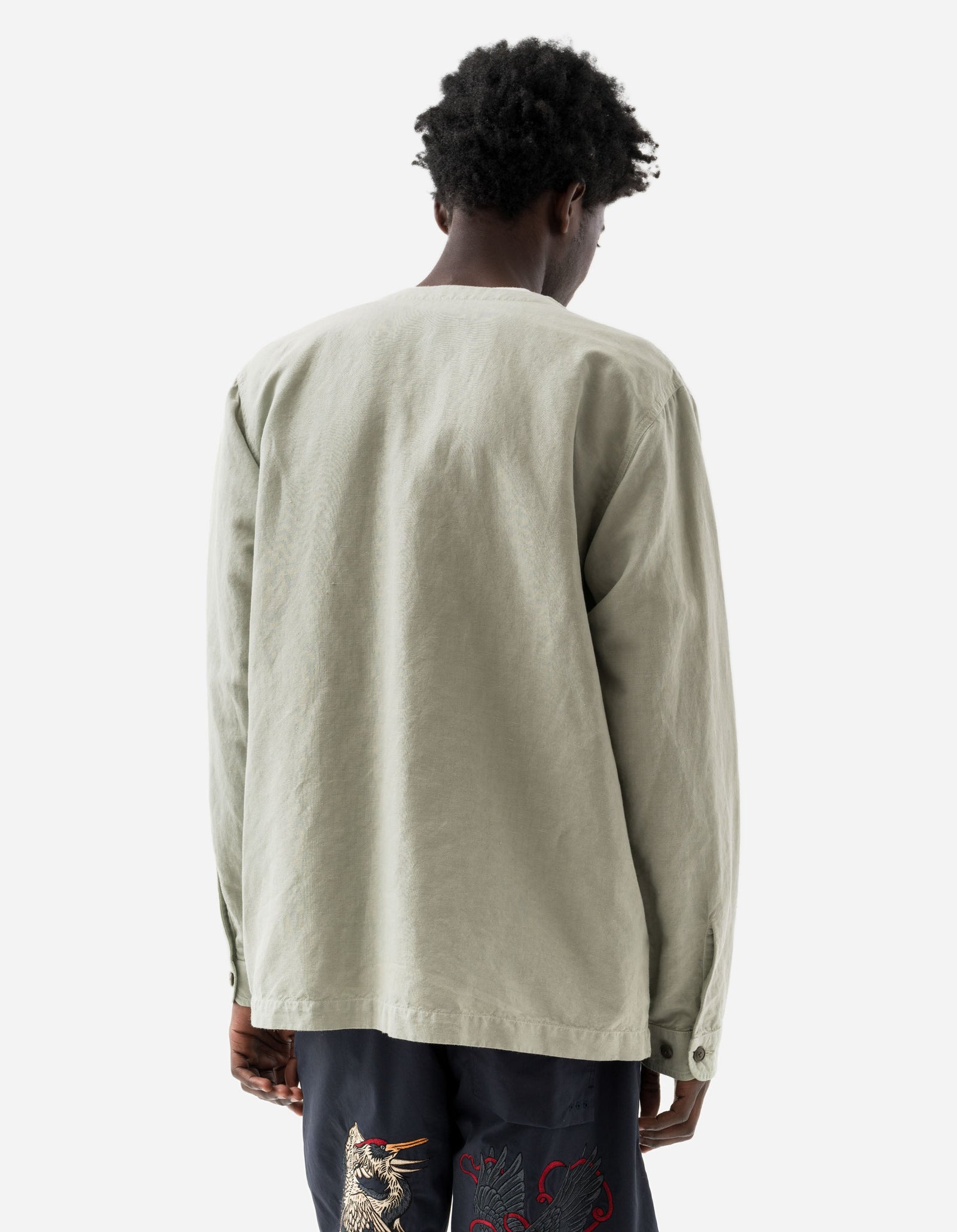 6080 Hemp BDU Cargo Overshirt Sage