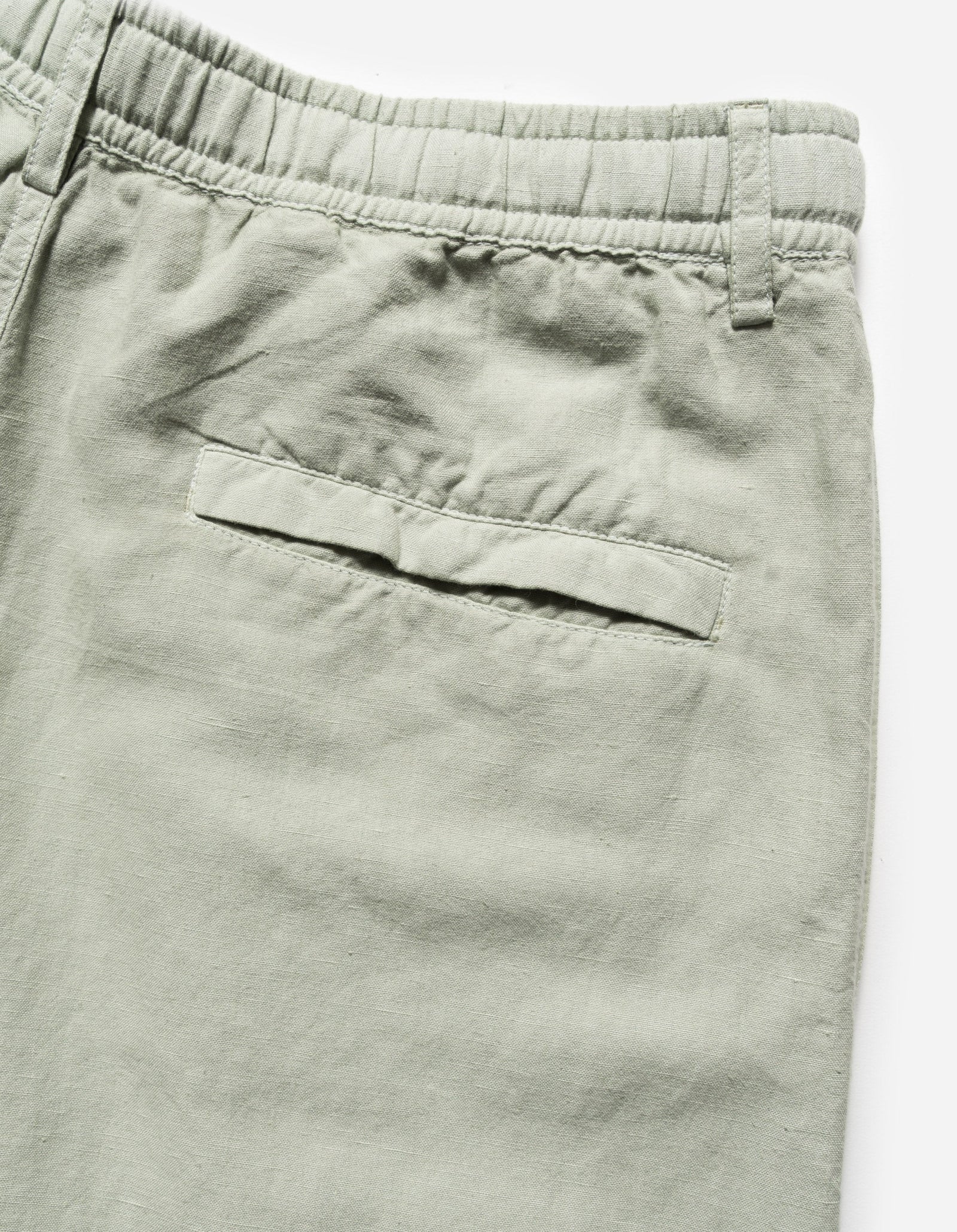 6081 Hemp Pleated Track Pants Sage