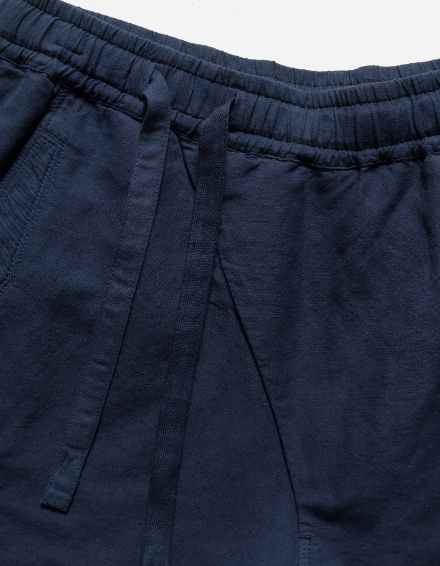 6082 Hemp Cargo Asym Track Shorts Navy Blueprint