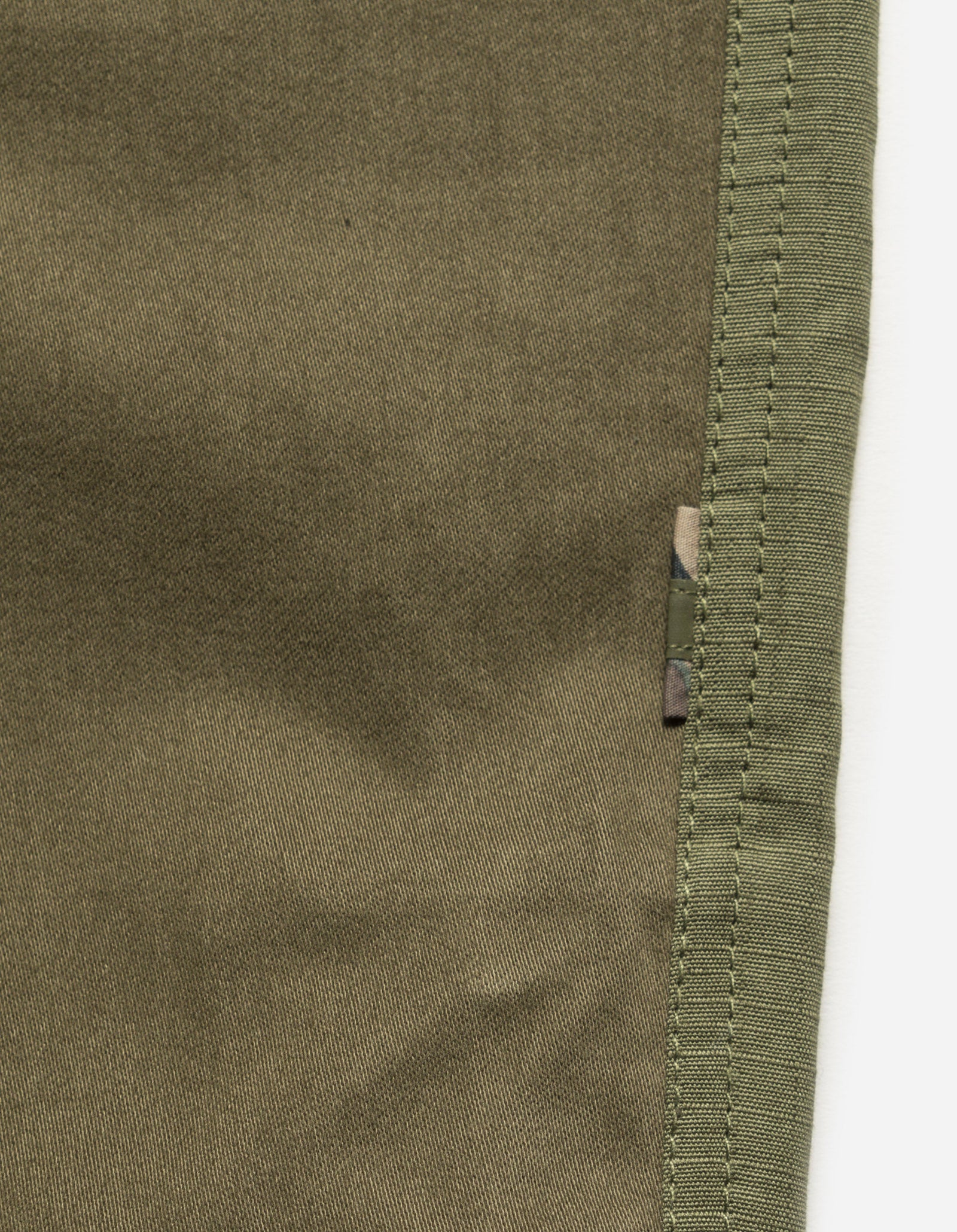 6087 Upcycled Loose Cargo Track Pants Olive