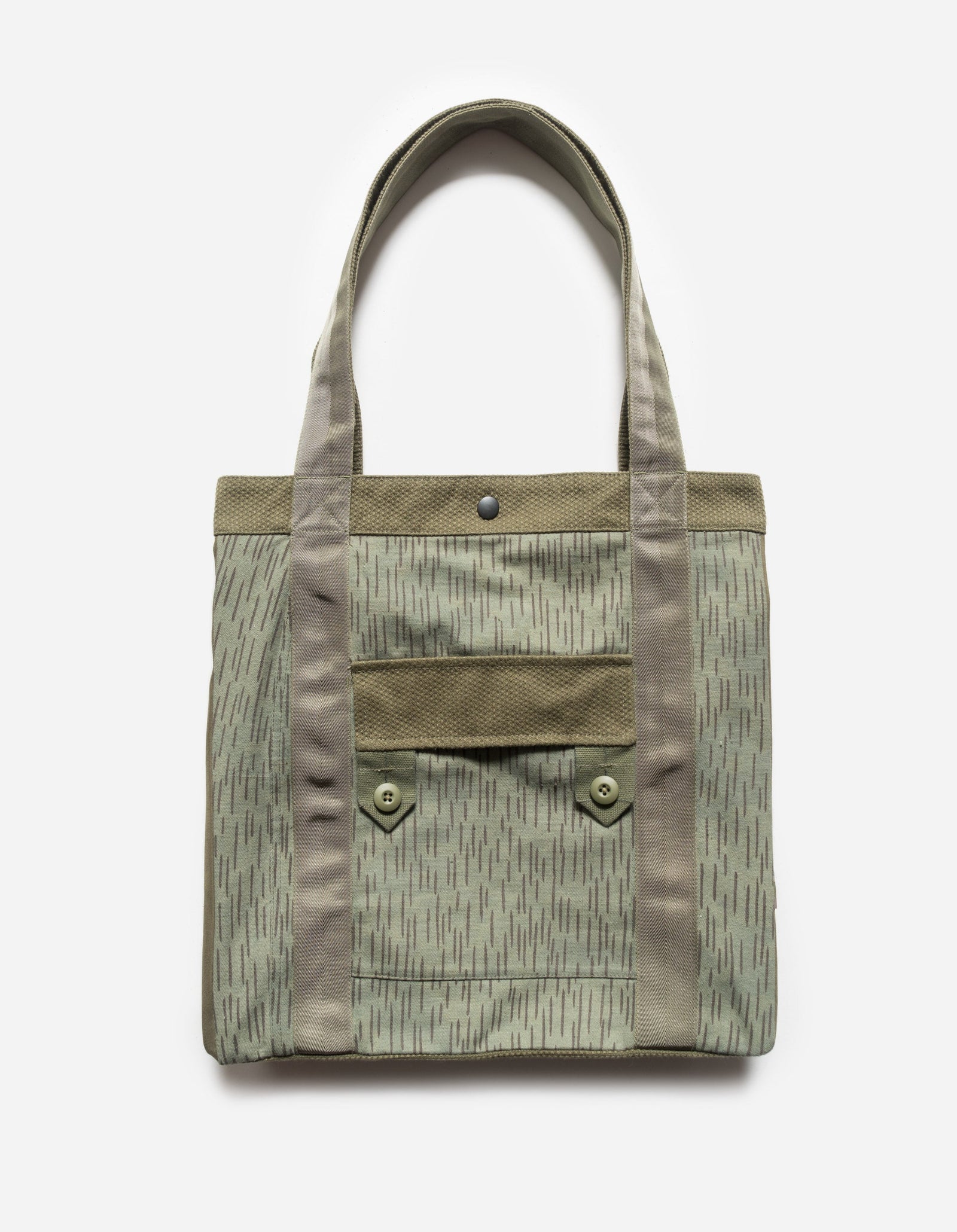 6088 Upcycled Tote Bag Olive