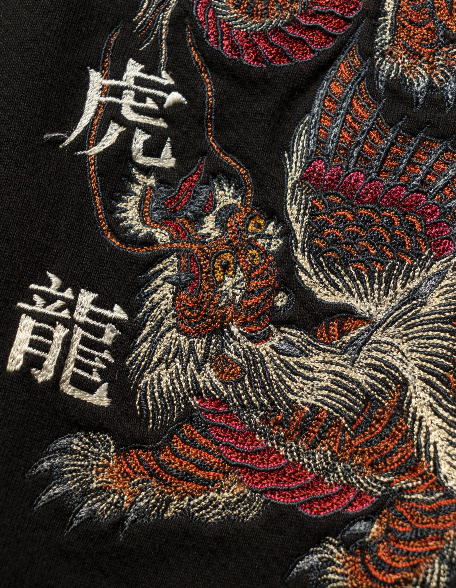 6097 Tiger Dragon Tour Crew Sweat Black