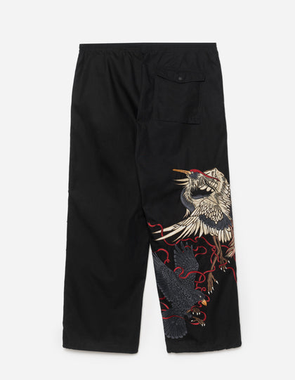 6102 Crow & Heron Loose Snopants Black