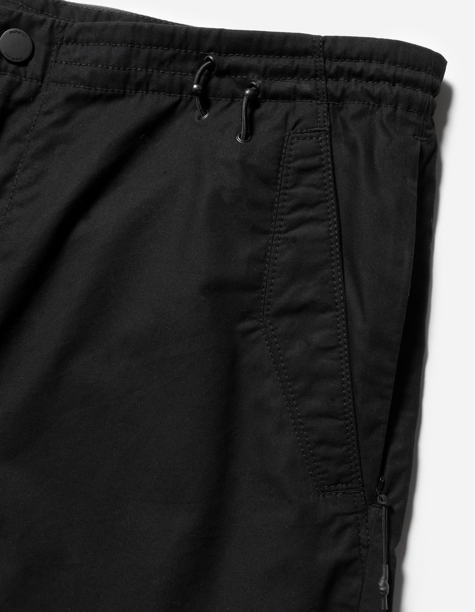 6103 Crow & Heron Loose Snoshorts Black