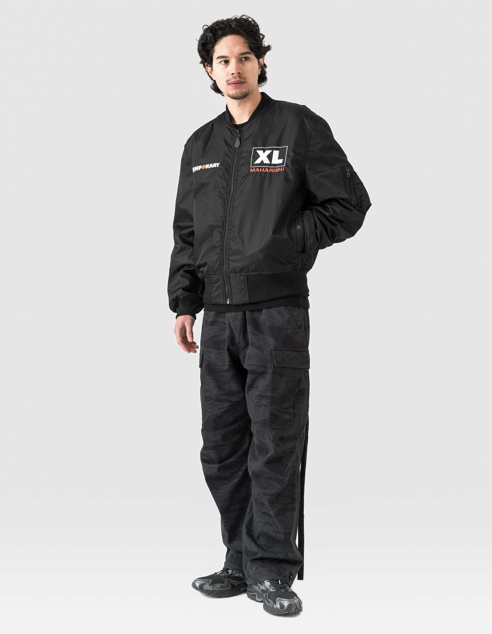 6109 Temporary MA-1 Flight Jacket Black