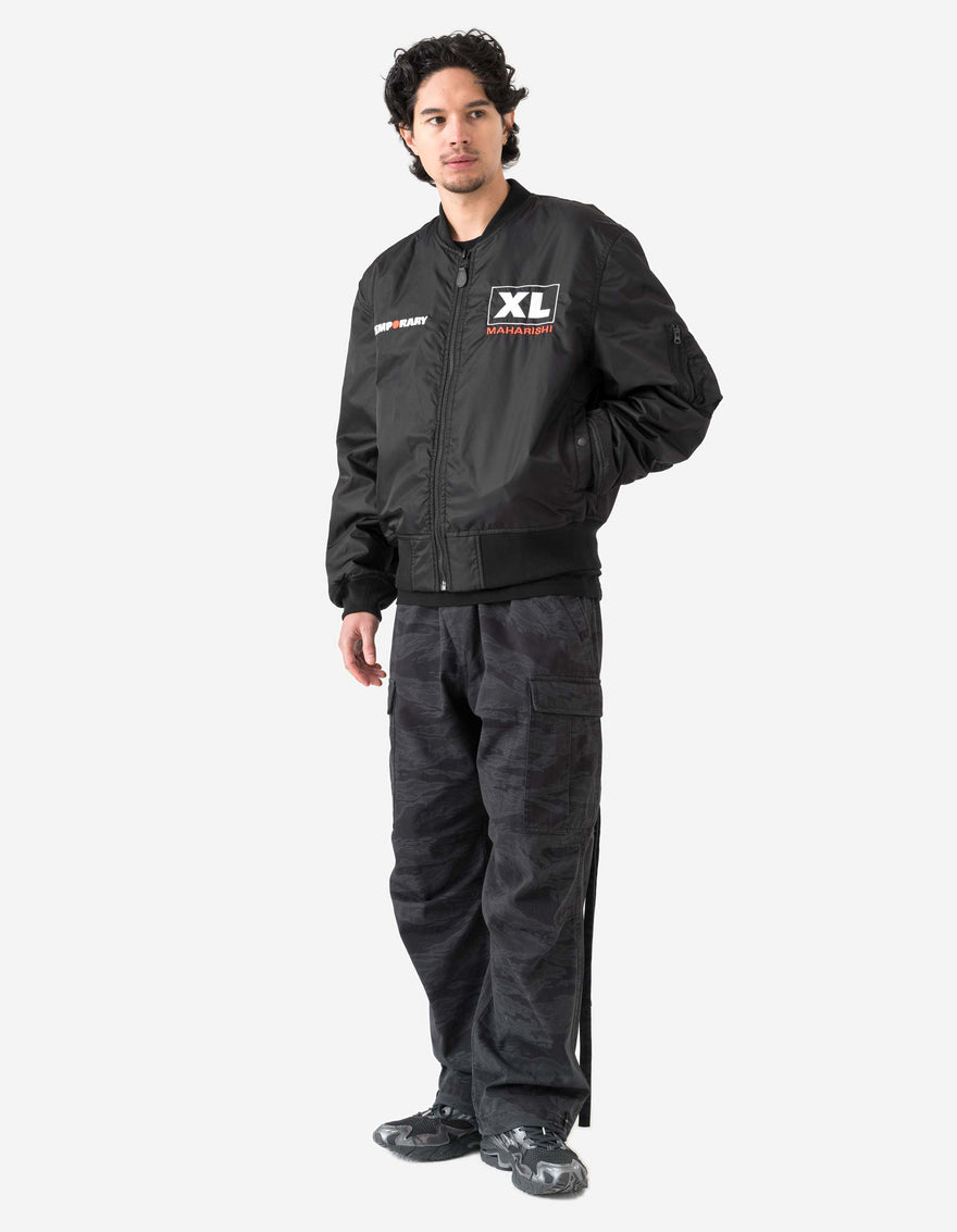 6109 Temporary MA-1 Flight Jacket Black