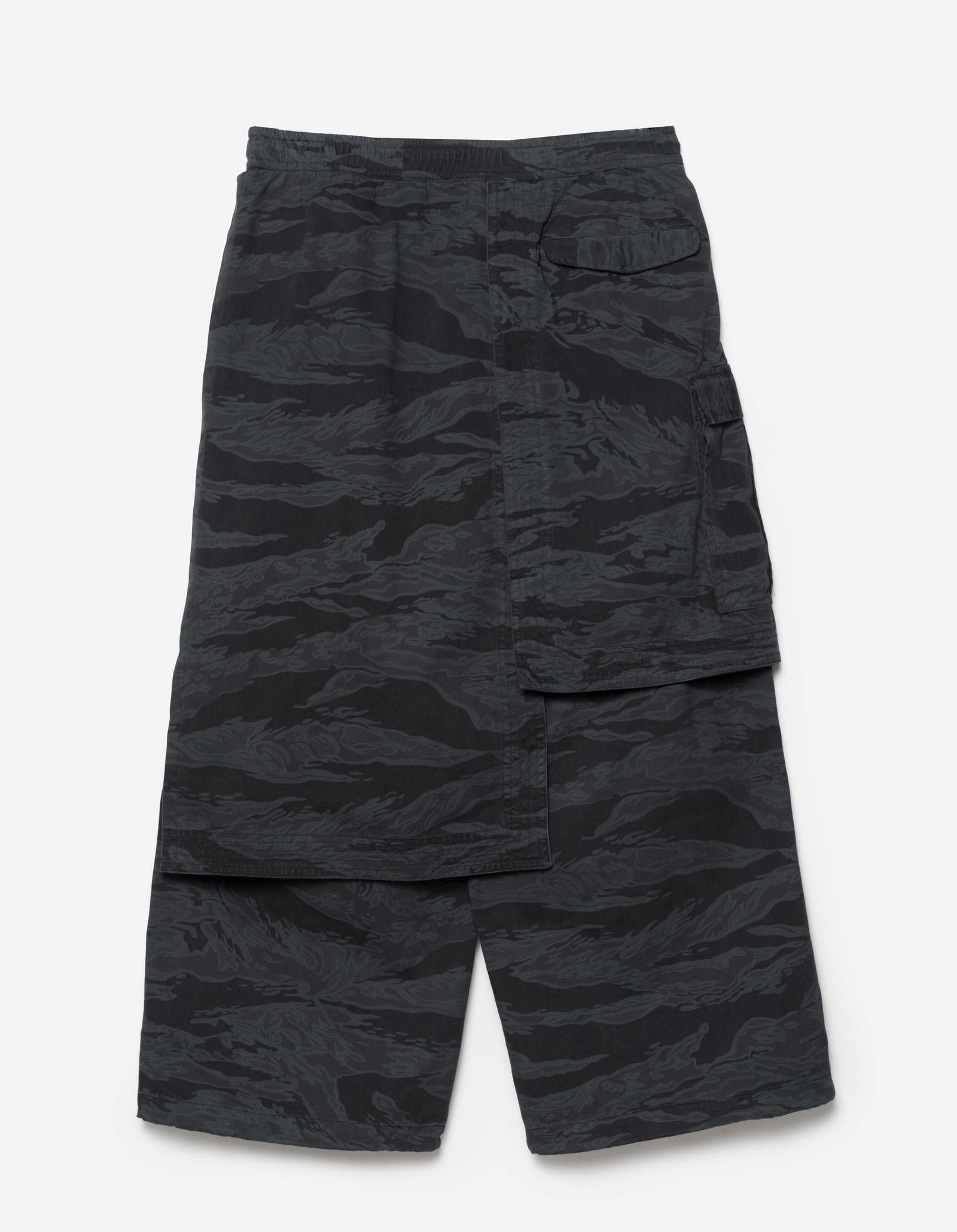 6110 Camo Asym Hakama Track Pants Subdued Night