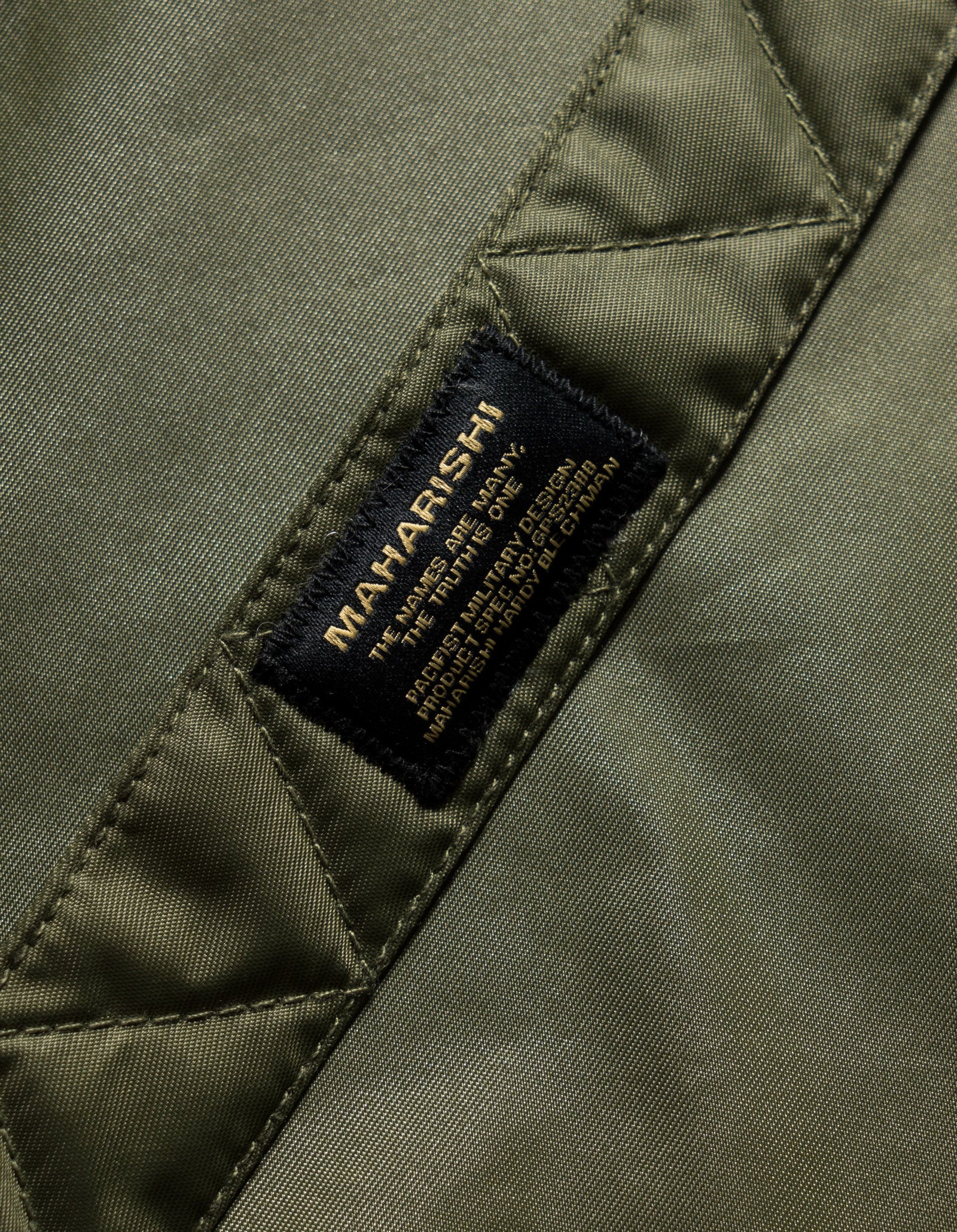 6112 Maharishi Flight Jacket Olive