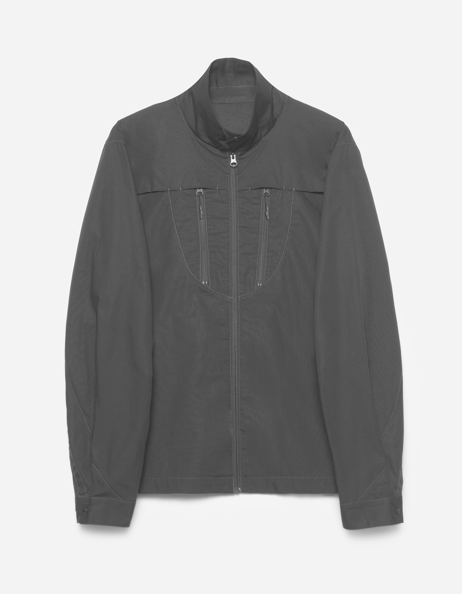 6040 Recycled Nylon Overshirt Charcoal