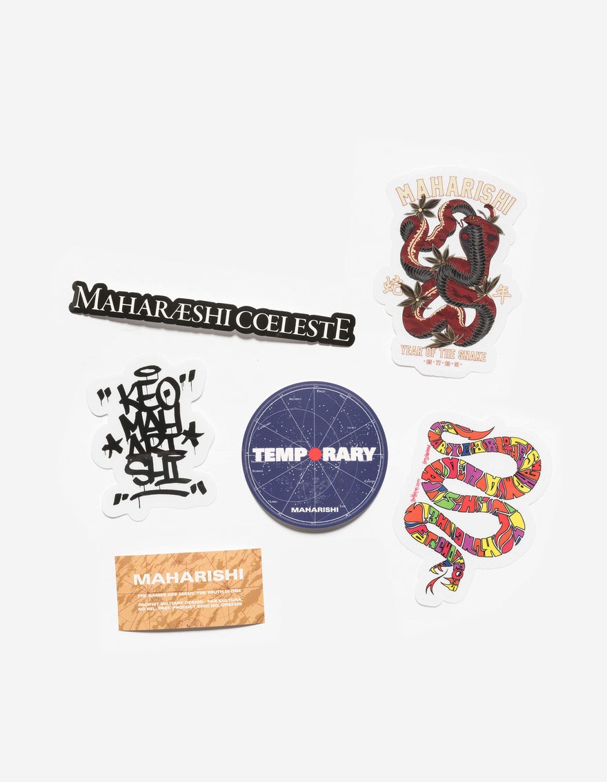 1463 Maharishi Celeste Sticker Pack Multi