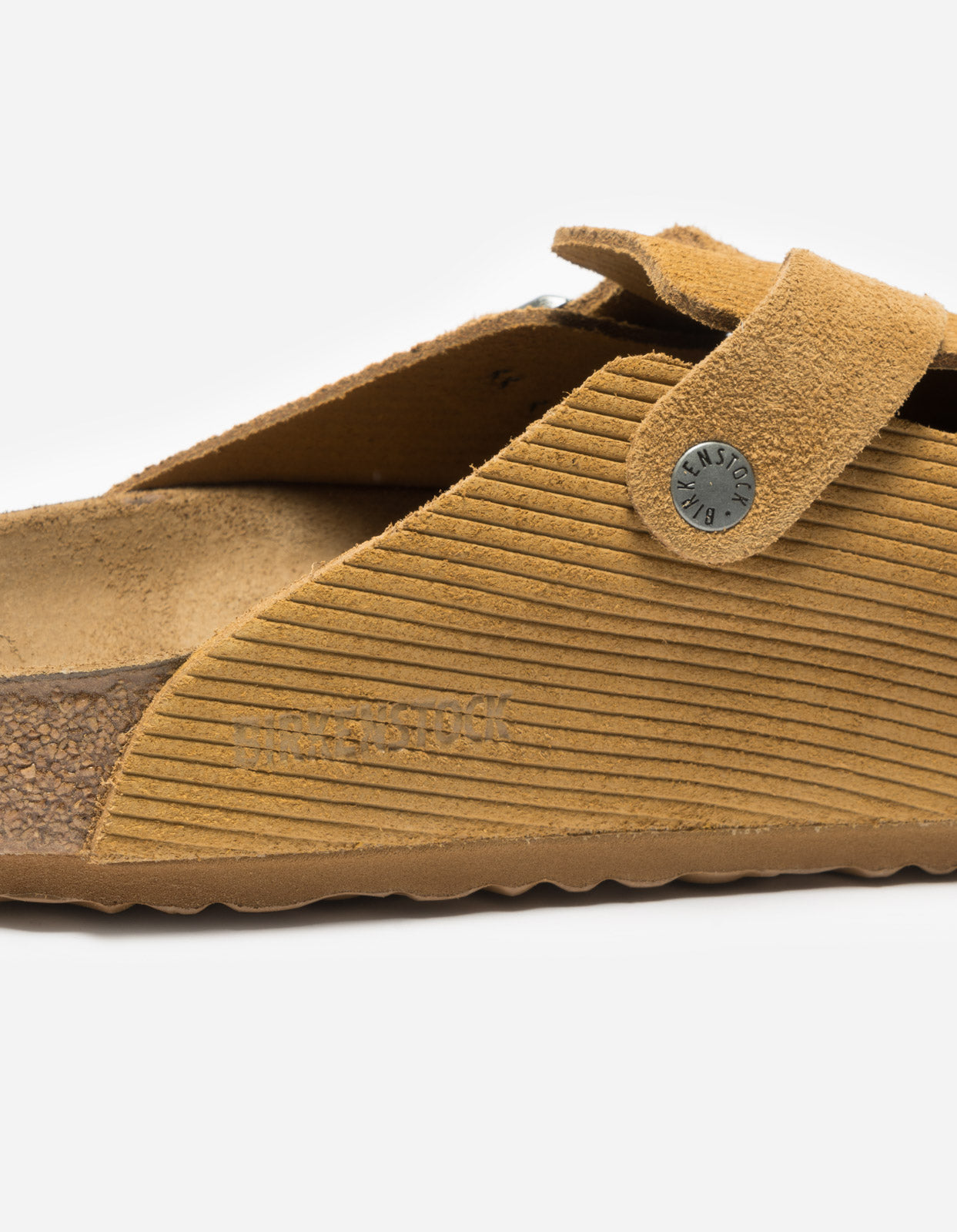 Birkenstock Boston Suede Embossed Cork