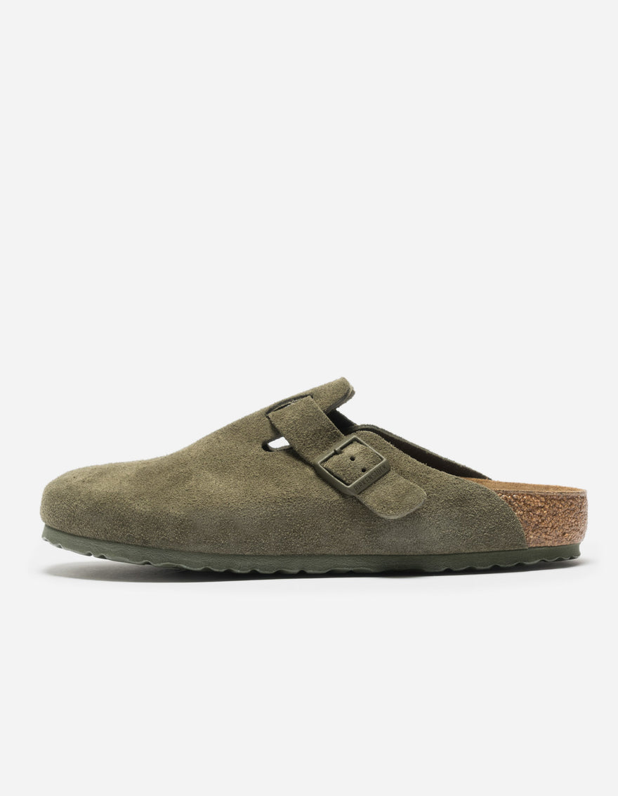 Birkenstock Boston Suede Leather Thyme