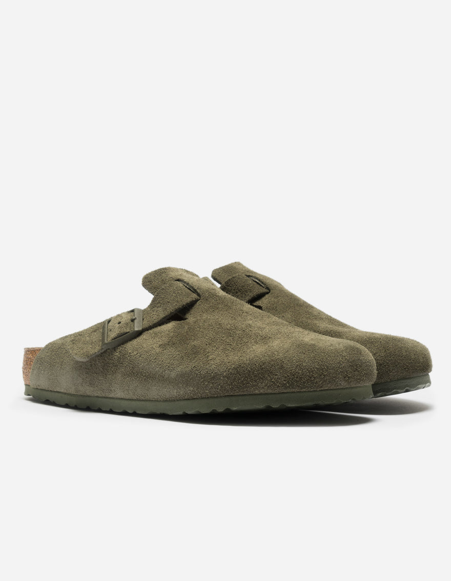 Birkenstock Boston Suede Leather Thyme