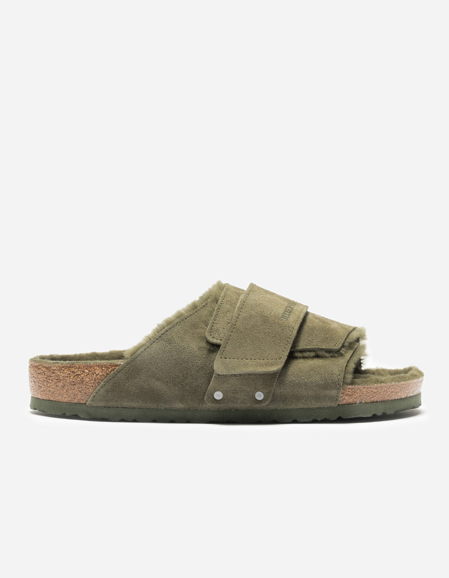 Birkenstock Kyoto Suede Fur Thyme