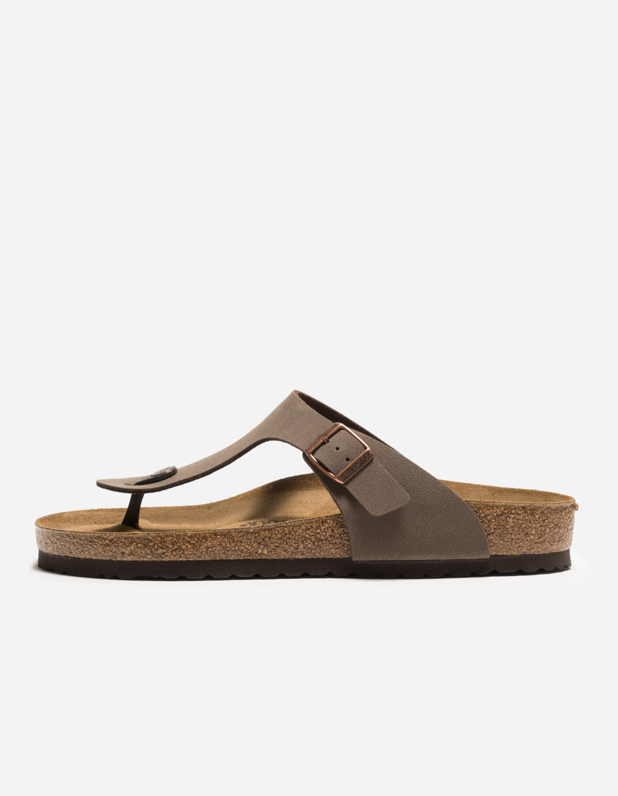 Birkenstock Gizeh Birko-Flor Nubuck Mocha