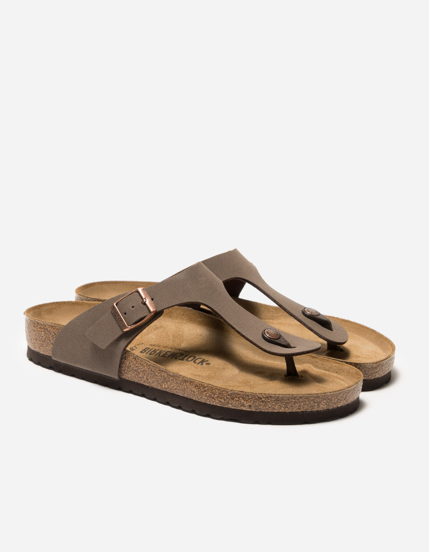 Birkenstock Gizeh Birko-Flor Nubuck Mocha