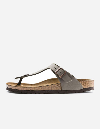 Birkenstock Gizeh Birko-Flor Nubuck Stone