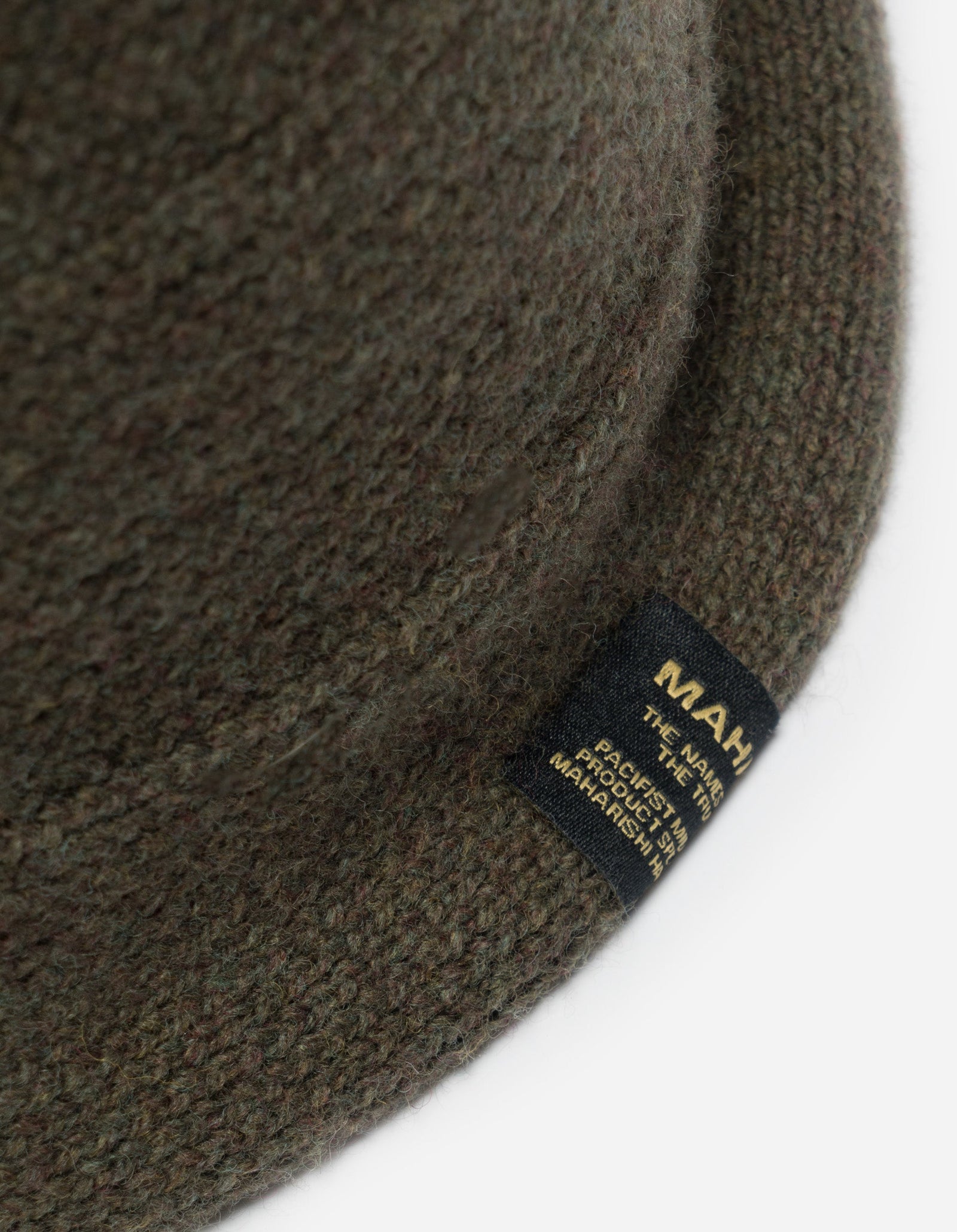 1406 Maharishi Lambswool Bucket Hat Olive