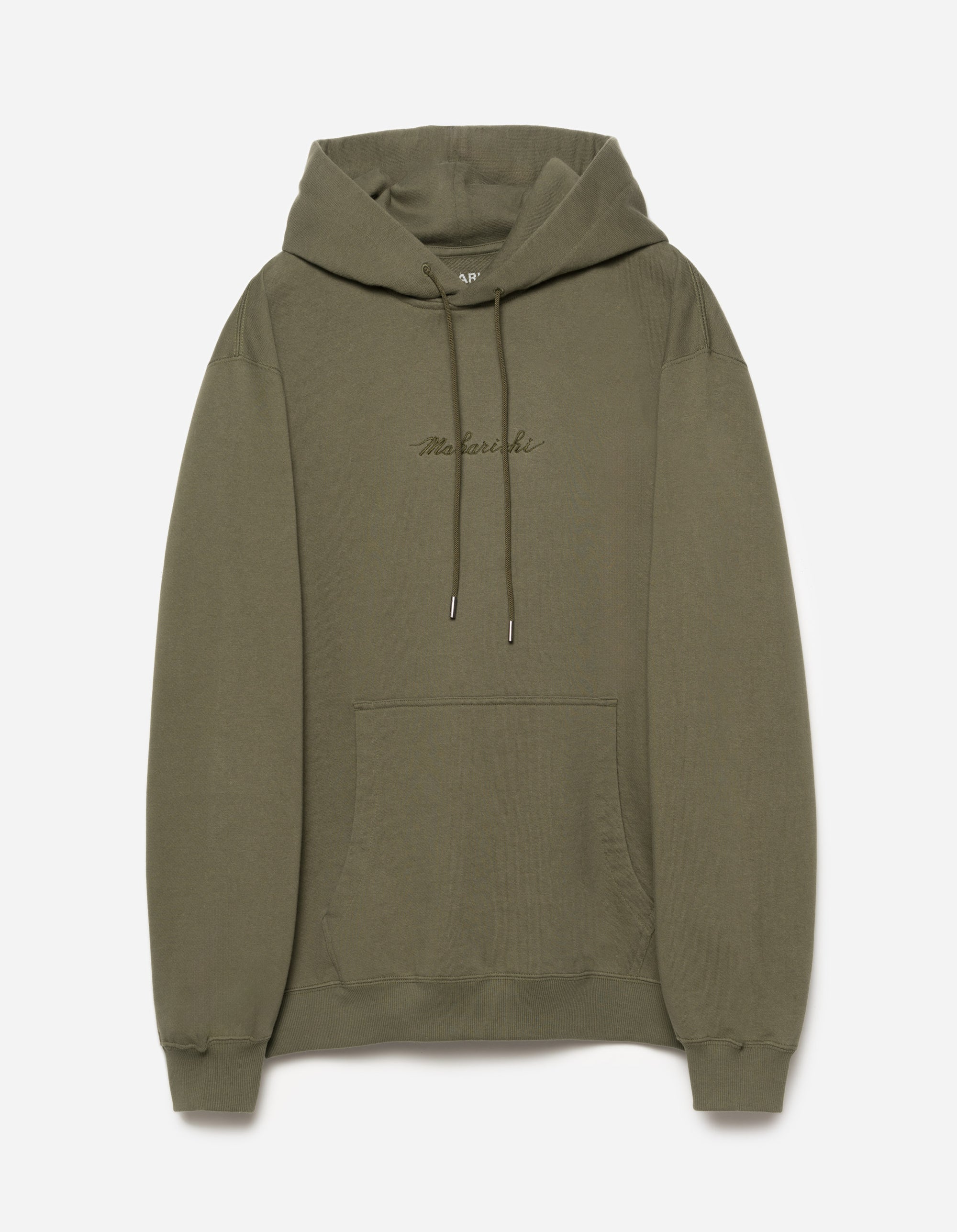 4622 Maharishi Organic Hooded Sweat Olive