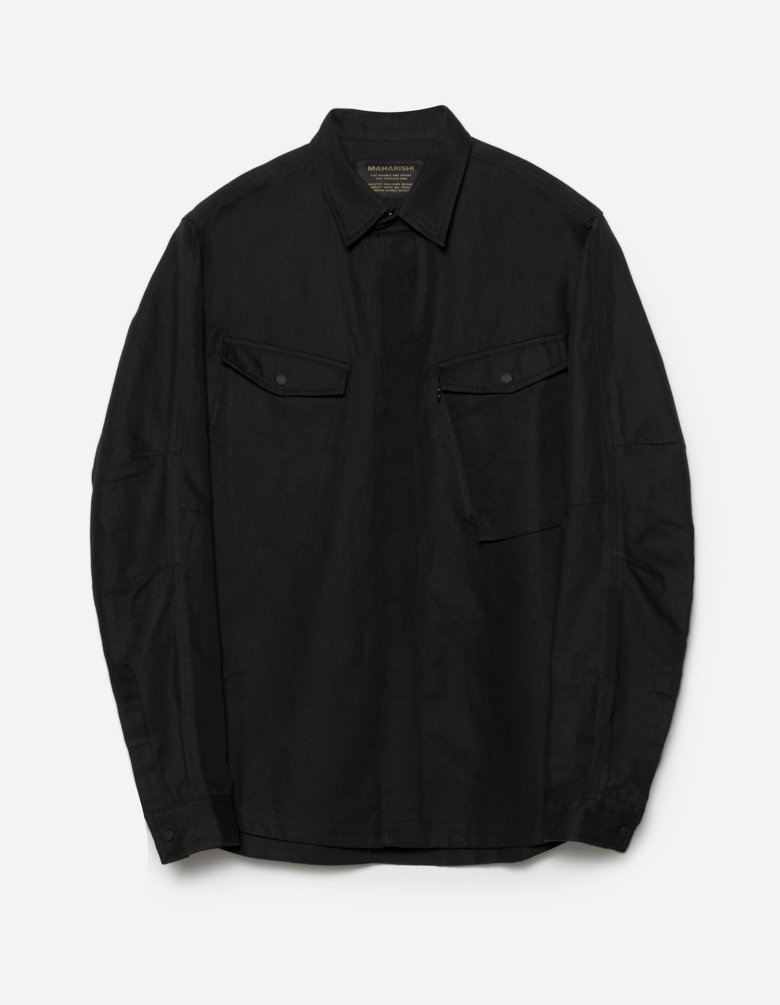 7028 MILTYPE Organic Custom Shirt Black