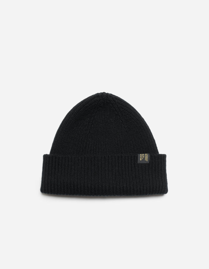 9153 Wool MILTYPE Beanie Black