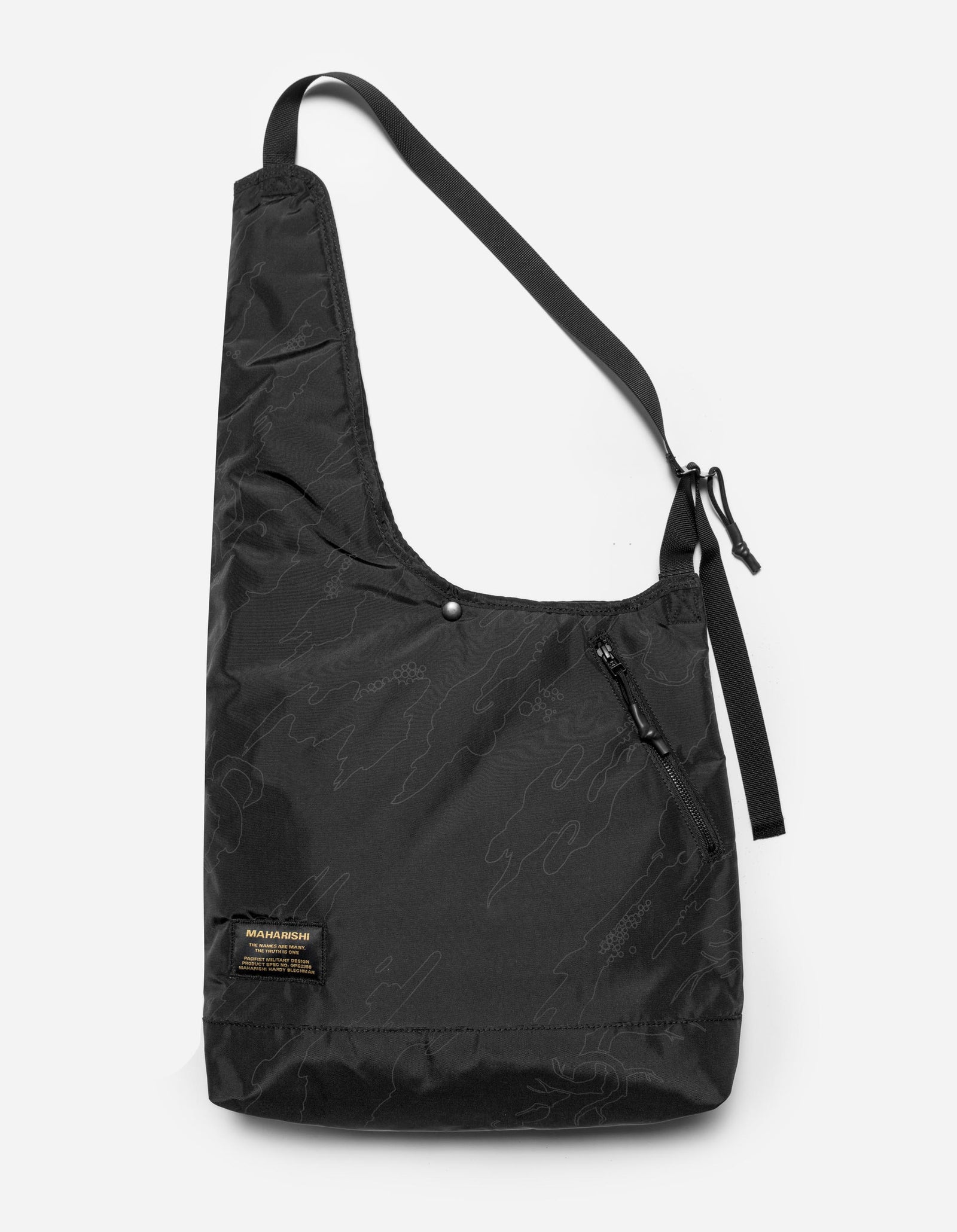 1530 Camo M.A.L.I.C.E. Monk Sling Bag Black