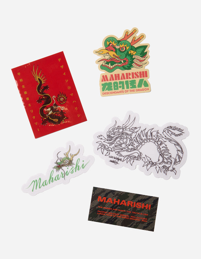 1294 Lunar Year of The Dragon Sticker Pack Multi