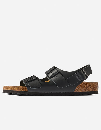 Birkenstock Milano Natural Leather Black