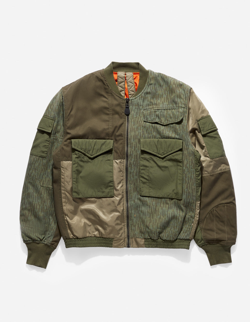 4274 Upcycled WEP MA1 Flight Jacket Olive – Maharishi