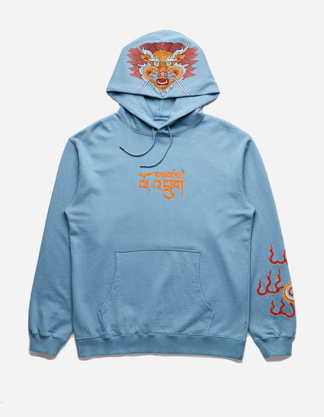 Maharishi | Abundance Dragon Hooded Sweat Subdued Blue