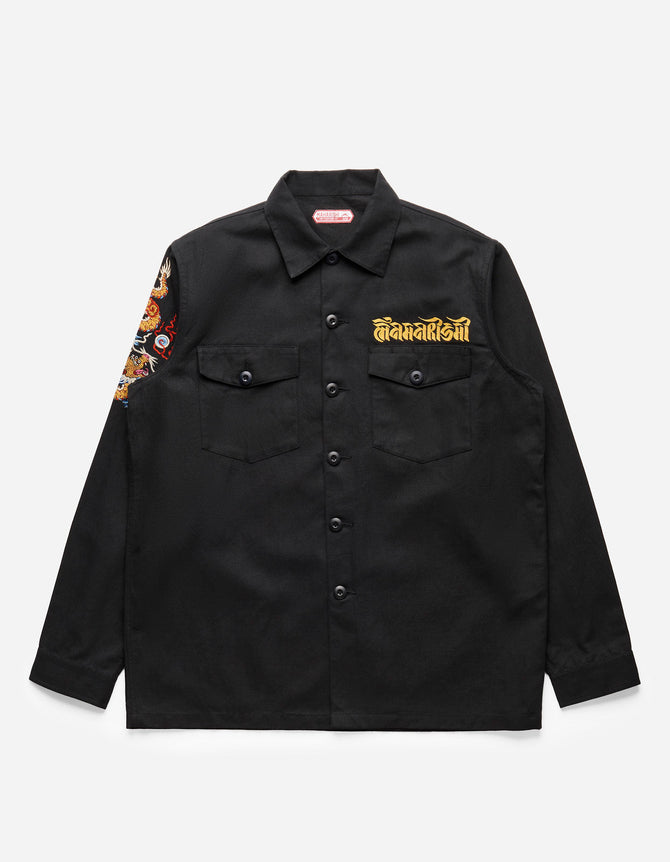 5022 Lunar Dragon Utility Shirt Black