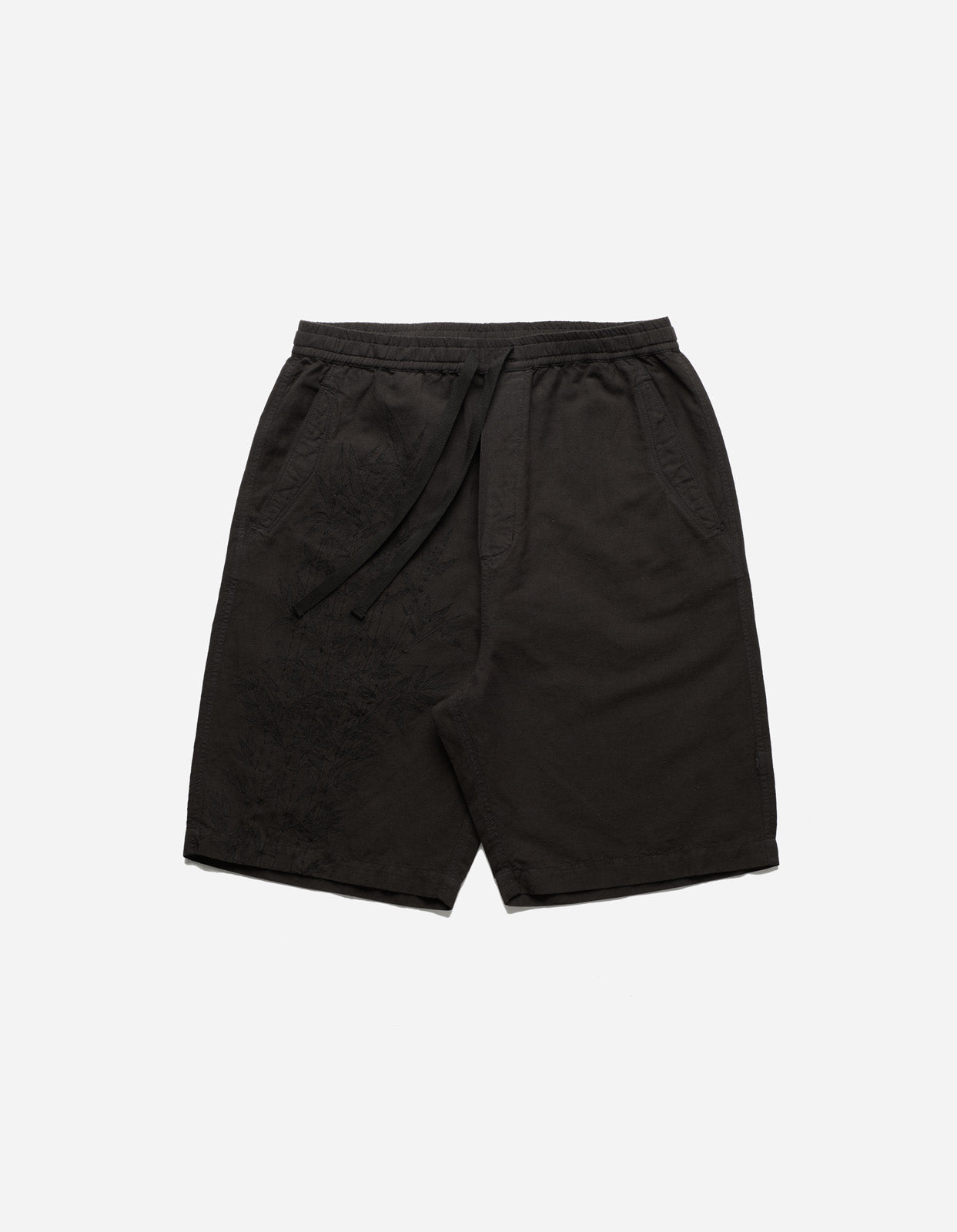 5121 Dragon Bamboo Hemp Track Shorts Black