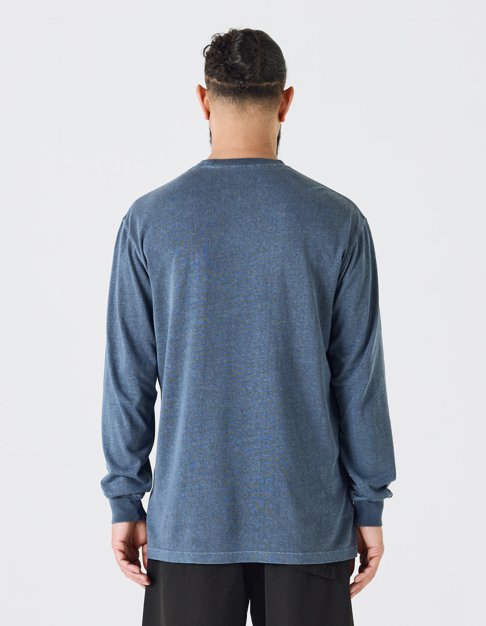 8010 Hemp Organic L/S Pocket T-Shirt Navy