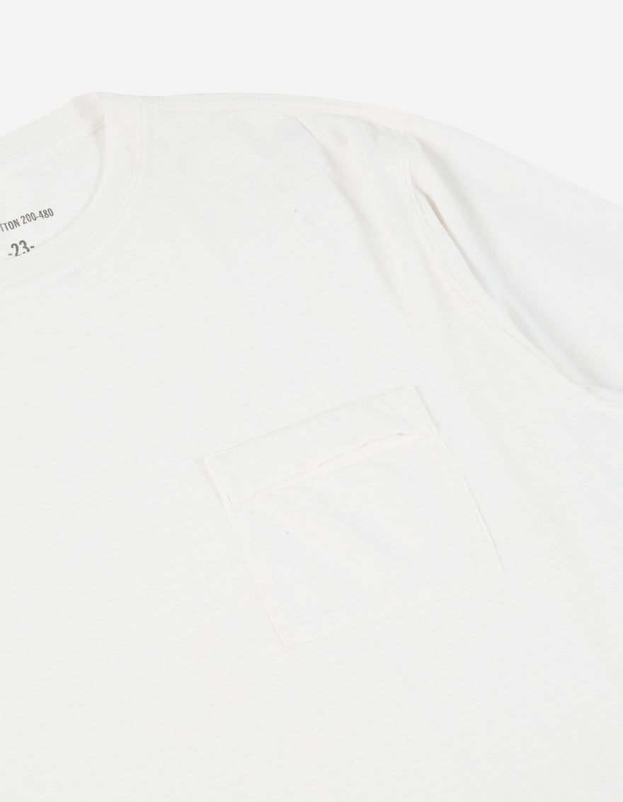 7021 Hemp Organic Pocket T-Shirt White