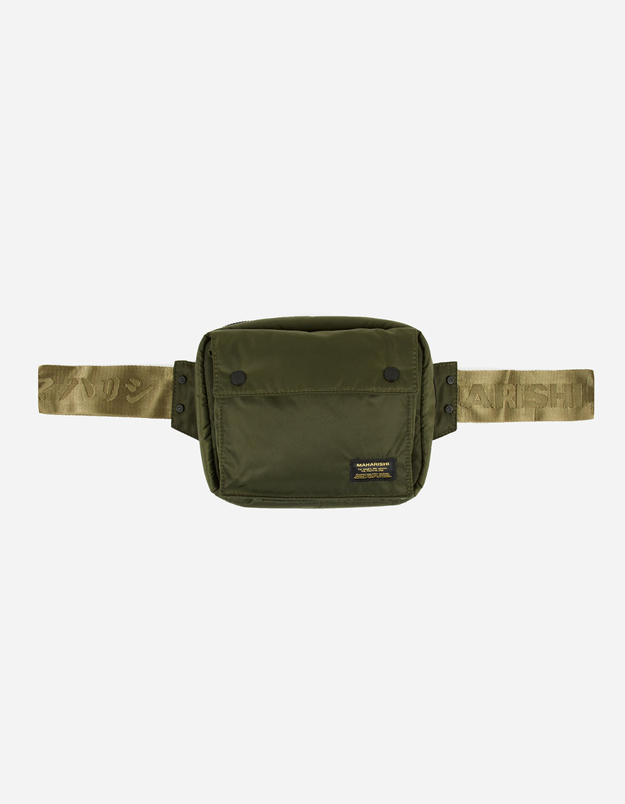 9633 Maharishi Mini Travel Waist Bag · 420D Nylon Olive