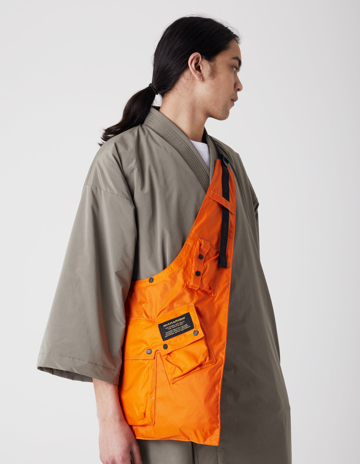 9638 Monk Sling Bag · Cotton Nylon Ripstop Orange