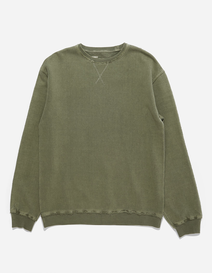 8011 Hemp Organic Crew Sweat Olive OG-107F