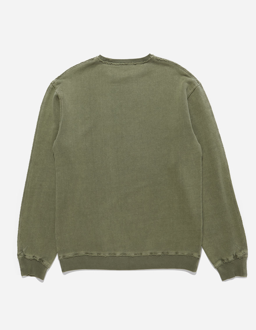 8011 Hemp Organic Crew Sweat Olive OG-107F