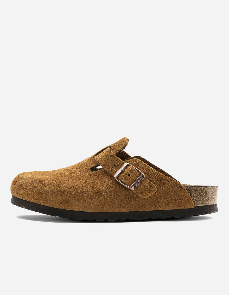 Birkenstock Boston SFB Suede VL Mink