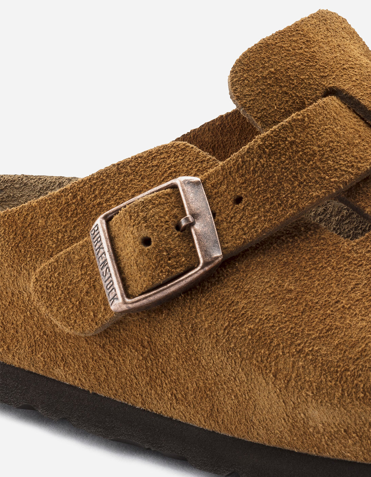 Birkenstock Boston SFB Suede VL Mink