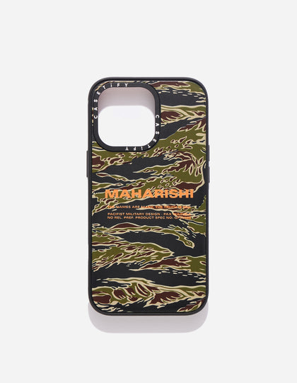 Maharishi x CASETiFY iPhone Case Golden Tigerstripe